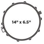 MAPEX Black Panther Shadow Snare Drum BPNBW4650CXN - Image 2