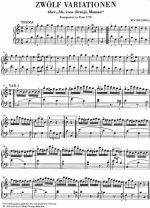 12 Variations On 'Ah, Vous Dirai-je Maman' K.265 - Image 2