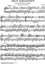 9 Variations on a Minuet by Duport K. 573 - Image 2