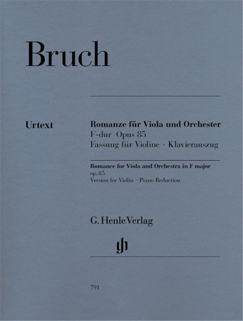 hn791_0 Romanze Fur Viola Und Orchester F-Dur Op 85 - Image 1