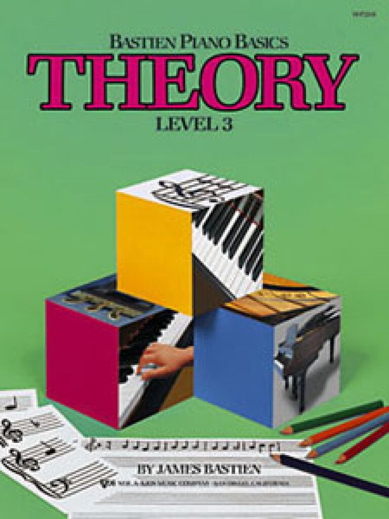 kjswp208_0 Bastien Piano Basics Theory Level 3 - Image 1